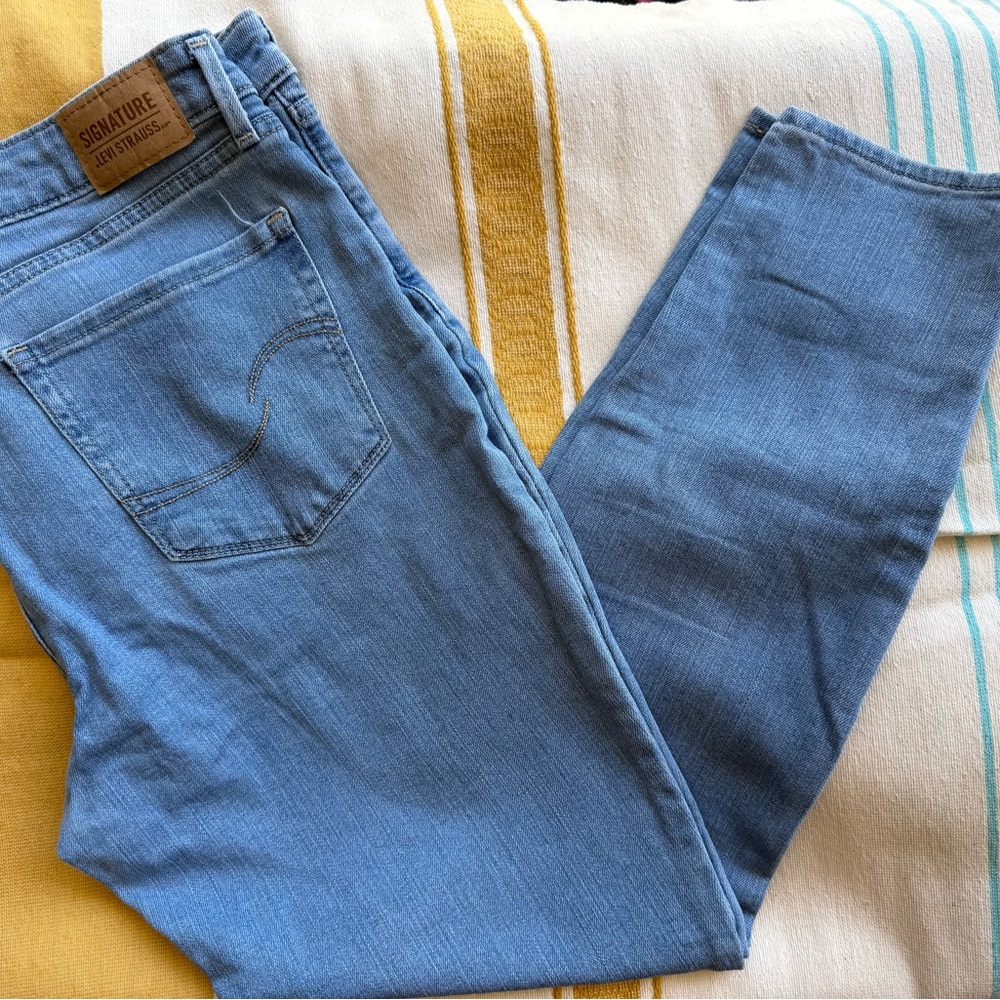 Signature by Levi Strauss Blue Skinny Jeans